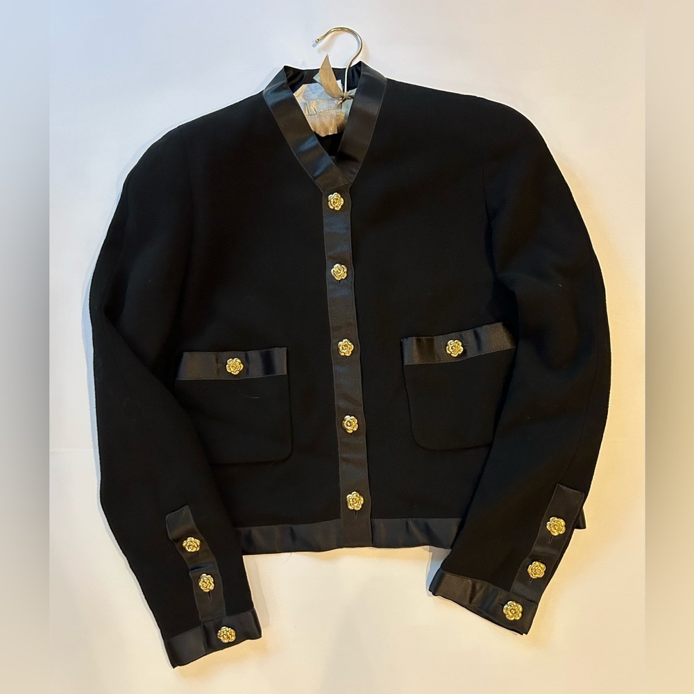 Rare Vintage Chanel Evening Suit New wo Tags - Picture 3 of 9